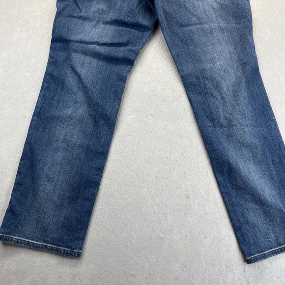 Levis 580 Jeans Womens Size 16W PLUS Blue Denim Defined Waist Straight Retro - Picture 9 of 16